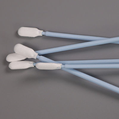 100mm Microfiber Polyester Tipped Swabs No Chemical Reaction Cleanroom Swab
