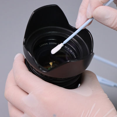 Double Layered Industrial Computer Cleaning Wipes Cleanroom Polyester Swabs For Electronics Printers