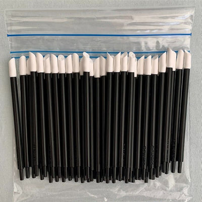 Cleaning Swab Foam Solvent Detailing Swabs Polyurethane Material Head Black PP Stick PU Foam Swab Sponge Tipped Swab