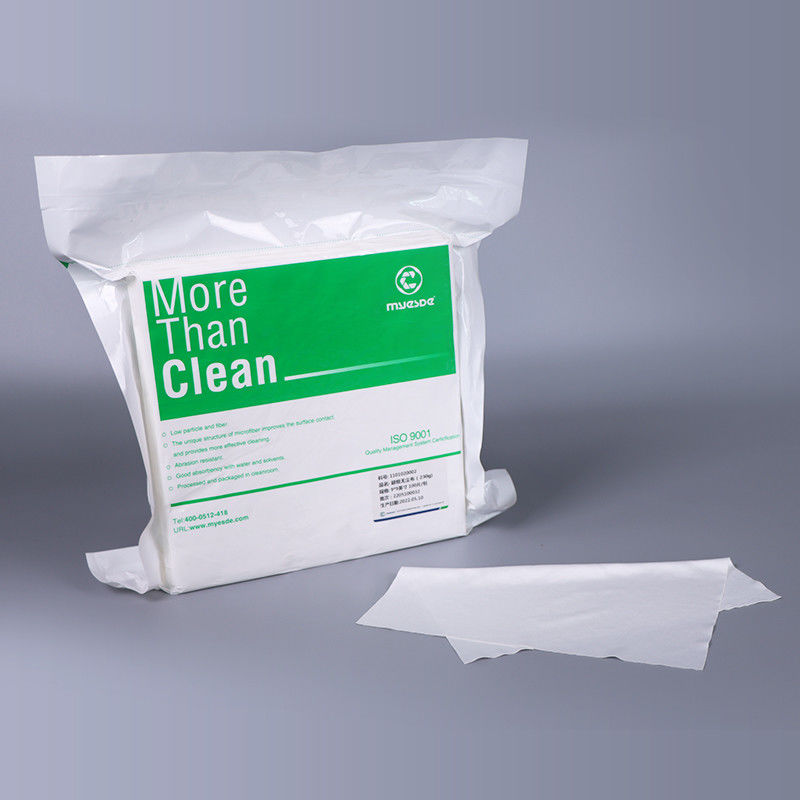 195gsm Cleanroom Microfiber Wipes 9x9 Inch Lint Free Electronic Screen Wipes