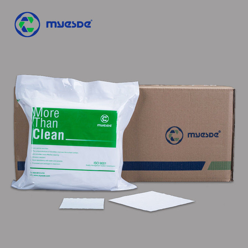 Promotional 180gsm 9x9inch Laser Cut Industrial Microfiber 100 Class Cleanroom Wiper