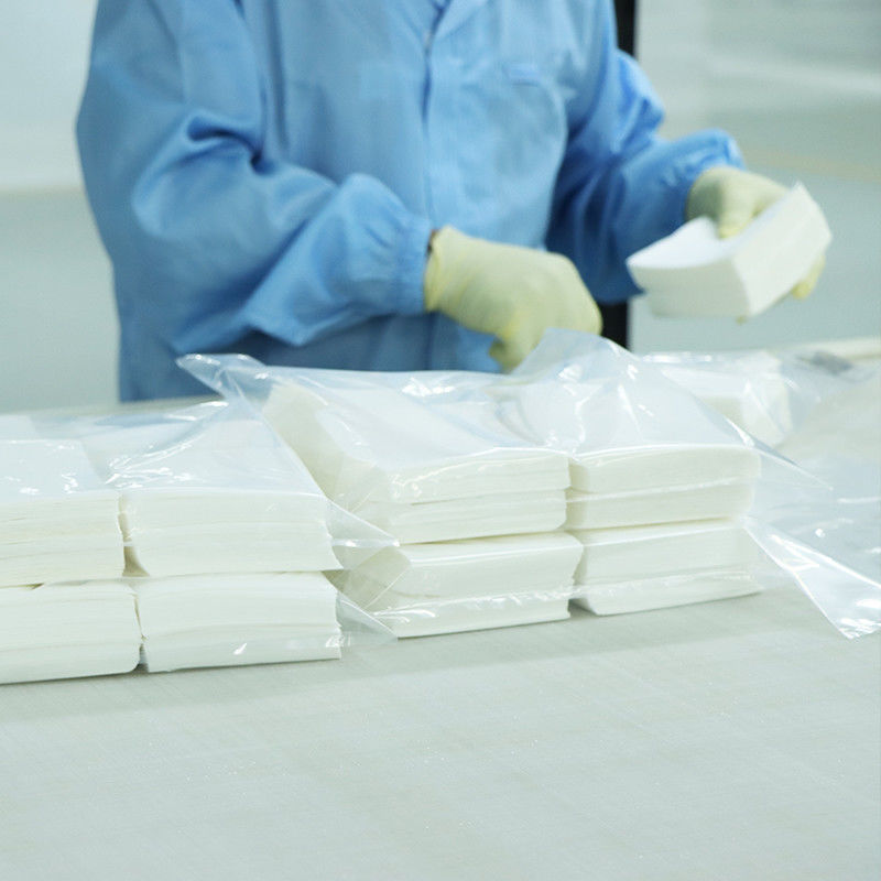 195gsm Cleanroom Microfiber Wipes 9x9 Inch Lint Free Electronic Screen Wipes