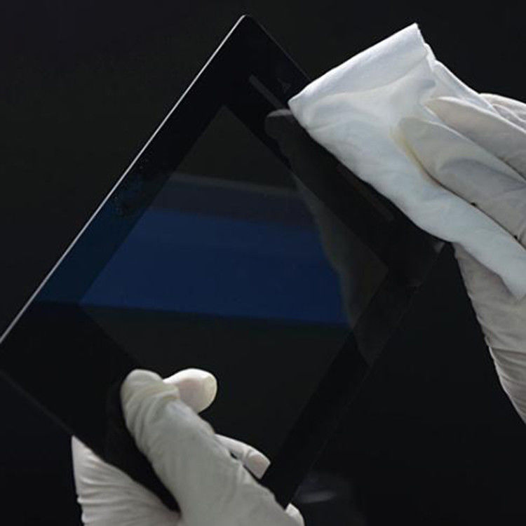 6*6 100pcs 110g Disposable 100% Polyester Microfiber Electronic Cleanroom Cleaning Wipers