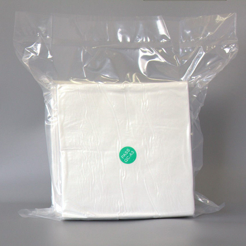 6*6 100pcs 110g Dust Free Bemcot Cleanroom Cleaning Wiper Polyester Microfiber Wiper For Cleanroom Using