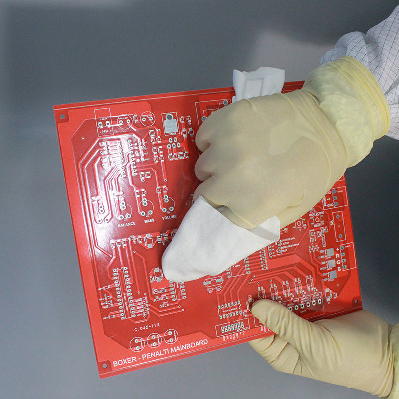 6''*6''100pcs 180g  Class10 -100 Microfiber Cleanroom Wiper For Industrial