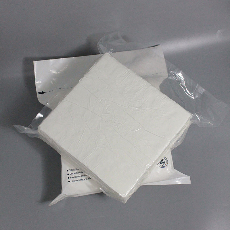 9x9 Lint Free Disposable Cloths 110g Laser Cut Dust Free Micro Fiber Wiper 100% Polyester Knit