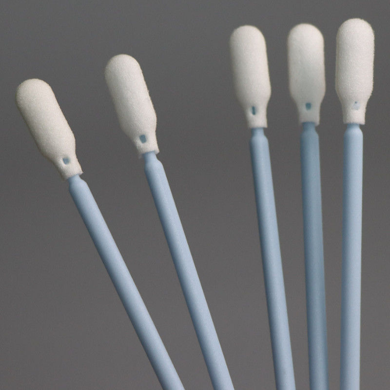 Blue Handle flexible head foam swab for cleaning electronics/TFT/PCB/Devices/Glass Surfaces/Optics/Lens