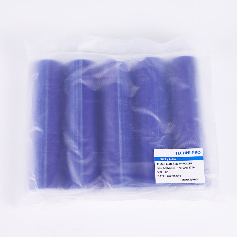 6 Inch 150mm Cleanroom Sticky Roller  Refillable Dust Remover Roller For Cleanroom