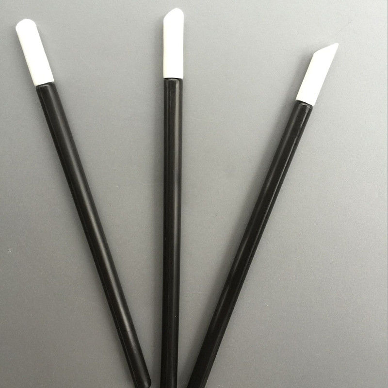 Cleaning Swab Foam Solvent Detailing Swabs Polyurethane Material Head Black PP Stick PU Foam Swab Sponge Tipped Swab