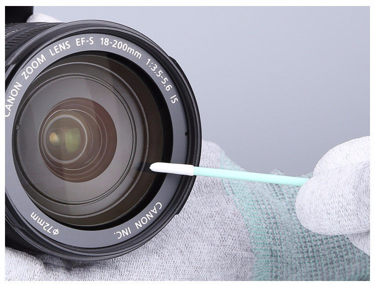 Cleaning Swab Foam Solvent Detailing Swabs Polyurethane Material Head Black PP Stick PU Foam Swab Sponge Tipped Swab