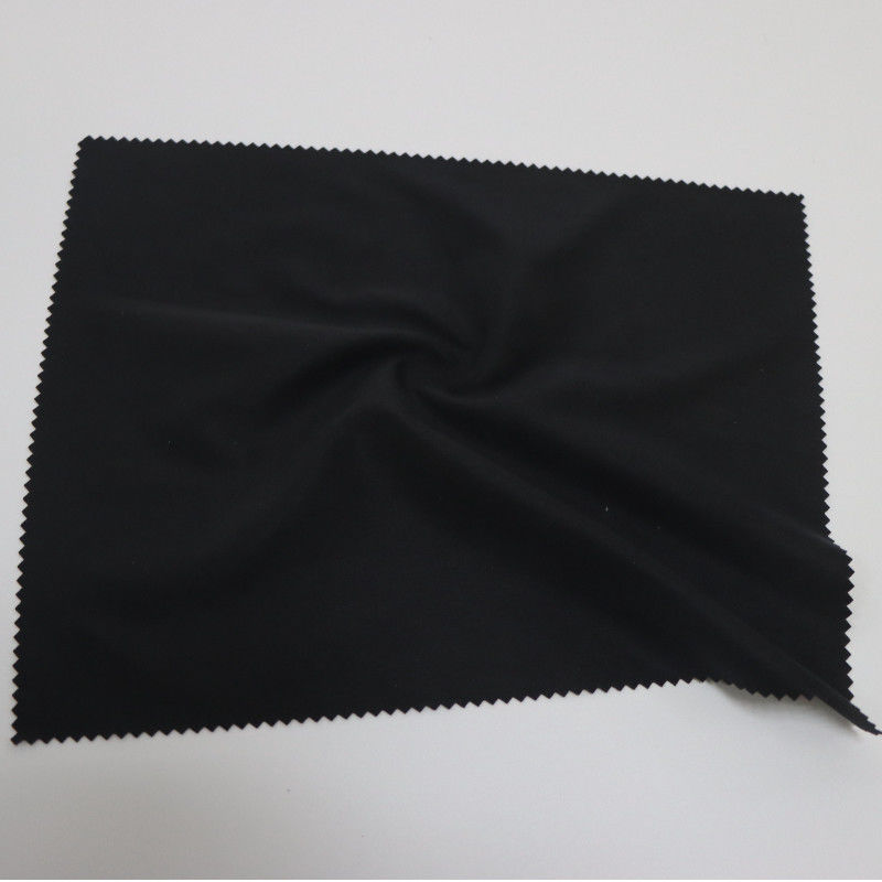 Black Polyester Knit Cleanroom Inspection Wipe With Laser Sealed Edges 9" X 9"