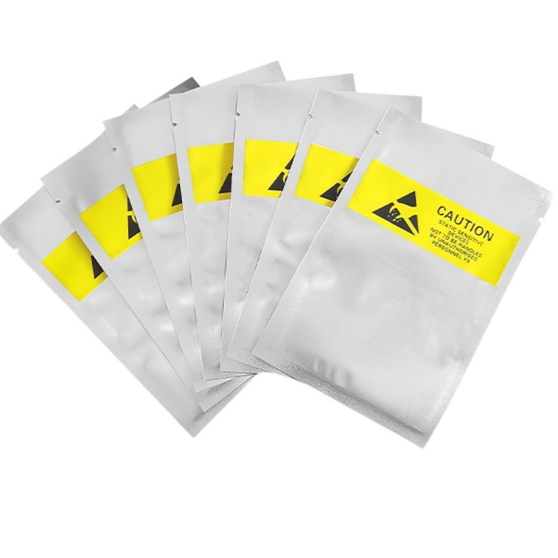 Custom Anti-Static Shielding Plastic Bags for Motherboard & Hard Drive Self-Sealing Safety Packaging for Electronics
