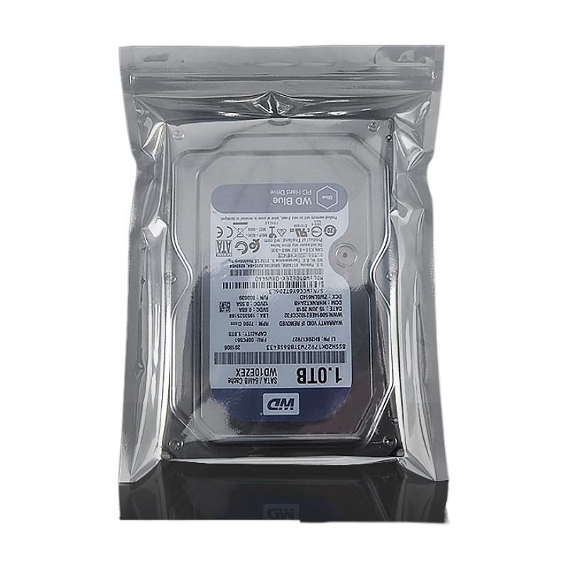 Custom Anti-Static Shielding Plastic Bags for Motherboard & Hard Drive Self-Sealing Safety Packaging for Electronics