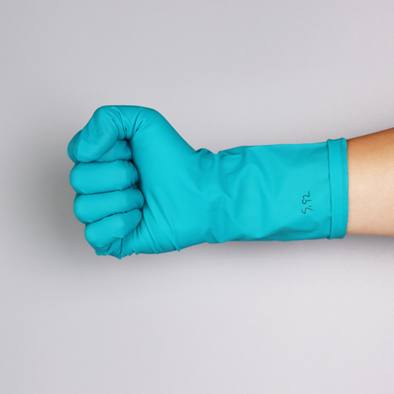 12-Inch Green Nitrile Gloves, 4 Mil – Powder-Free, Latex-Free, Ideal for Electronics Assembly