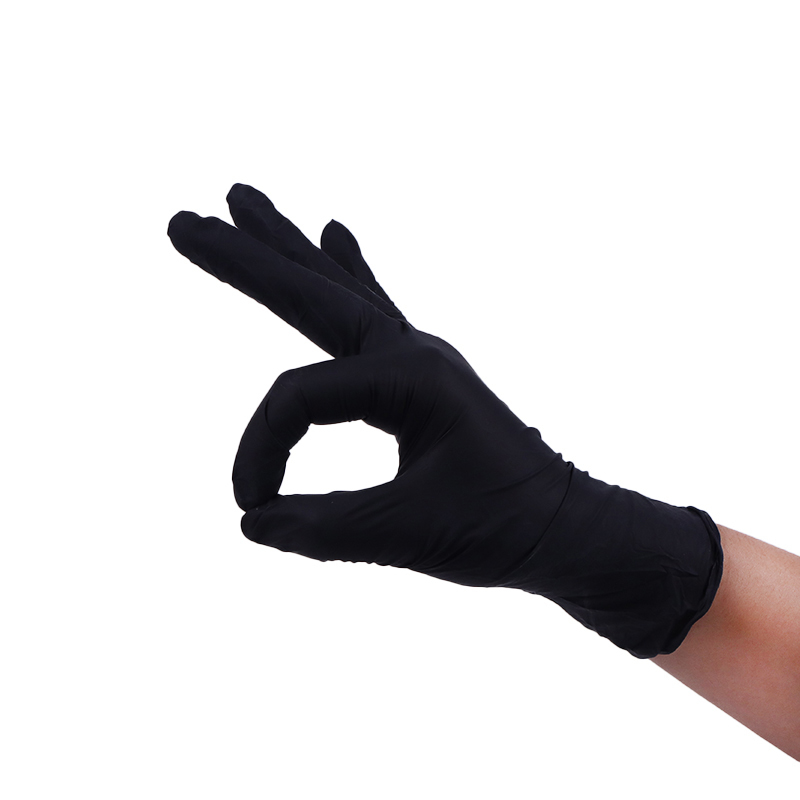 Black Nitrile Disposable Gloves – Powder-Free | Latex-Free | Household Use