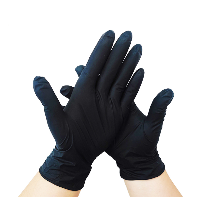 Black Nitrile Disposable Gloves – Powder-Free | Latex-Free | Household Use