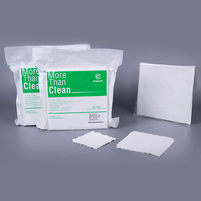 Disposable Cleanroom Microfiber Wipes 9x9 Inch 230g Soft Cleaning Wipes Laser Cut Edge