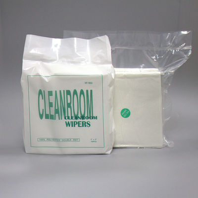 9x9 Lint Free Disposable Cloths 110g Laser Cut Dust Free Micro Fiber Wiper 100% Polyester Knit