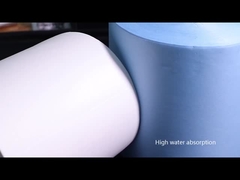 500pcs Industrial Viscose Dry Wipes 25x37cm Poly Cellulose Oil Absorbent Wipes Paper Roll