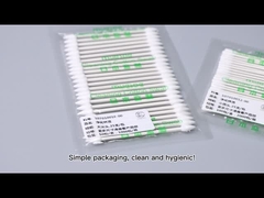 Double Pointed Cleanroom Swab  Sharp Point Long Cotton Buds